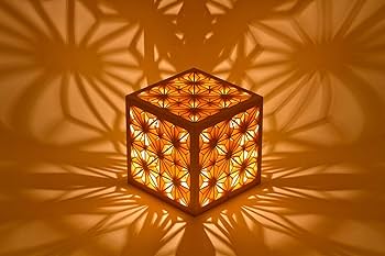 青森ヒバ製✨組子細工✨木のあかり✨フロアorテーブルスタンド ライト✨八角形✨ 青森ヒバ製✨組子細工✨木のあかり✨フロアorテーブルスタンド